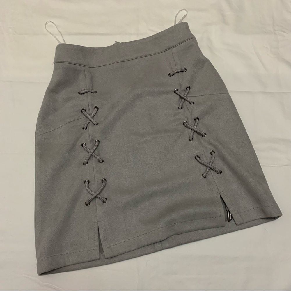 Gray Diashiny Women’s Skirt